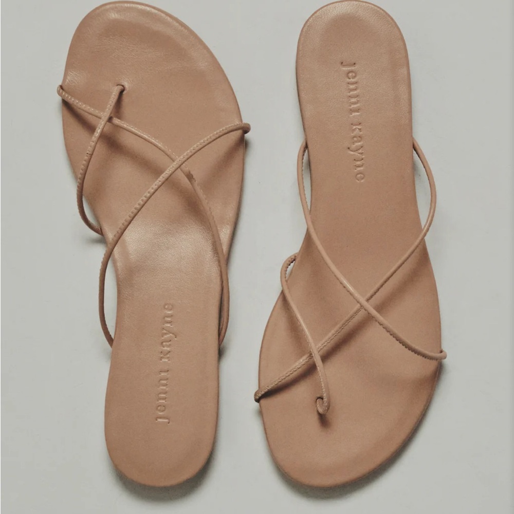 Jenni Kayne Tan Leather Sandals